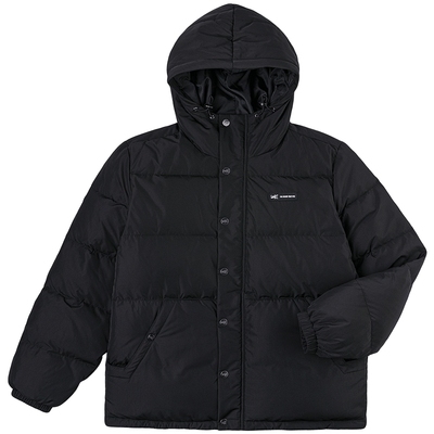 Lee25秋冬新品舒适版连帽可调节抽绳设计小Logo织标男长款羽绒服