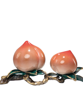 寿桃摆件老人生日祝寿礼品送长辈