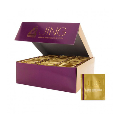 英国jing银针茶纱网整盒茉莉花