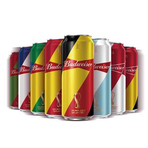 【9月到期】Budweiser/百威啤酒FIFA世界罐450ml*20听整箱啤酒