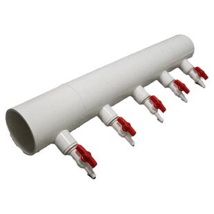 漩涡打氧气排鱼缸增氧泵机气流分配器氧气管曝气泡沙石分气头配件