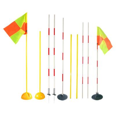 训练标志杆蛇形角旗底座倒车中考