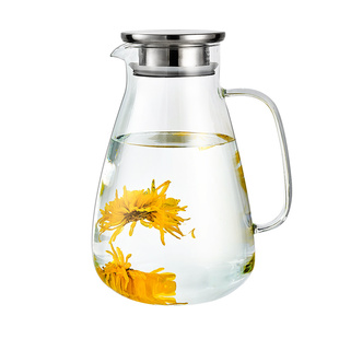 冷水壶玻璃凉水壶家用套装耐高温凉水杯耐热大容量凉水壶冷泡茶壶