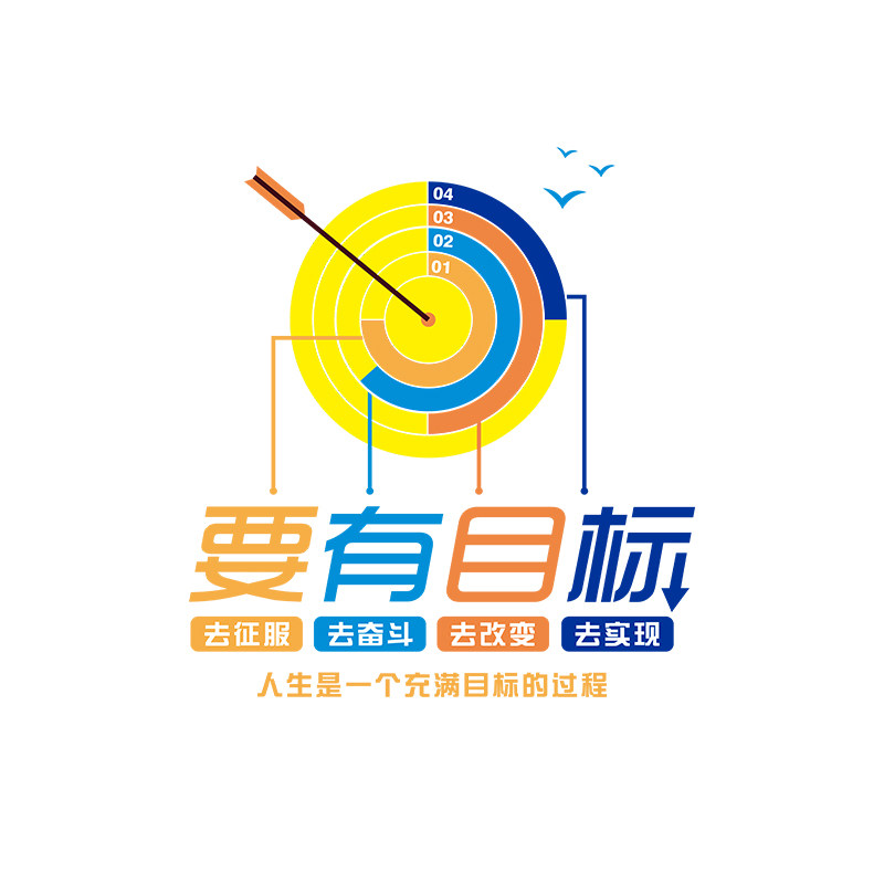 办公室墙面装饰团队目标励志标语