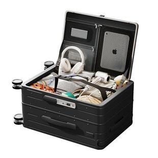 DTA2026新款行李箱侧开盖女20寸大容量旅行箱男生登机宽拉杆箱24