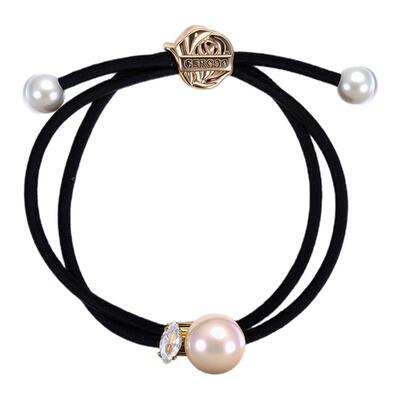 Cercoo/奢蔻珍珠礼赞系列发圈巴洛克珍珠发绳马尾皮筋不伤发发饰