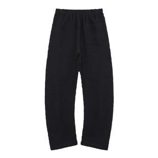 MESUX米岫新品绵羊毛直筒型休闲裤松紧腰香蕉裤MMWUQ408