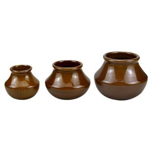 陶瓷拔火罐老式迷你家庭装一套后背凹底五行瓷罐小号美容院项目