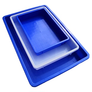 加厚塑料盒子长方形周转箱塑料方盒胶盘塑料方盘胶盒周转盒零件盒