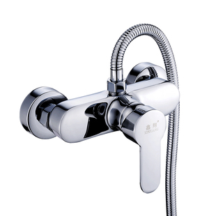 混水阀冷热水龙头卫浴室热水器花洒混合开关全铜配件暗装淋浴龙头