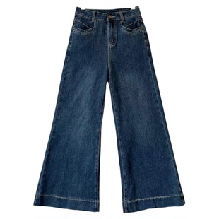 小小家 小个子小码显瘦高弹力牛仔裤25秋新款高腰修身喇叭裤子