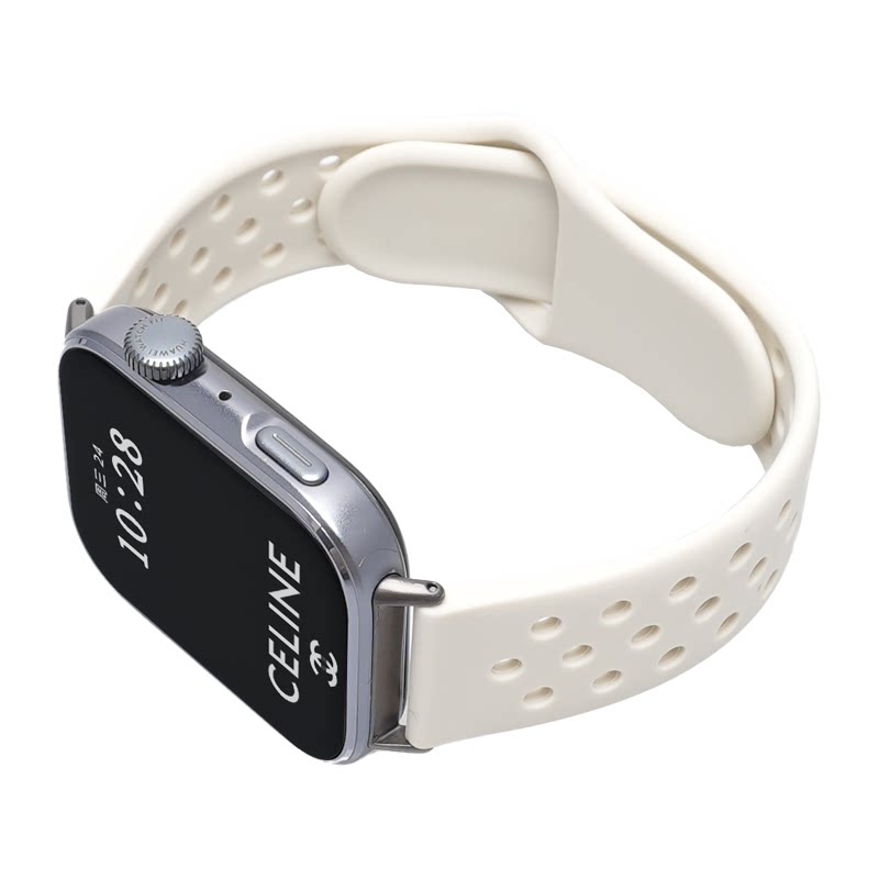 适用华为苹果Fit2/3/4硅胶表带