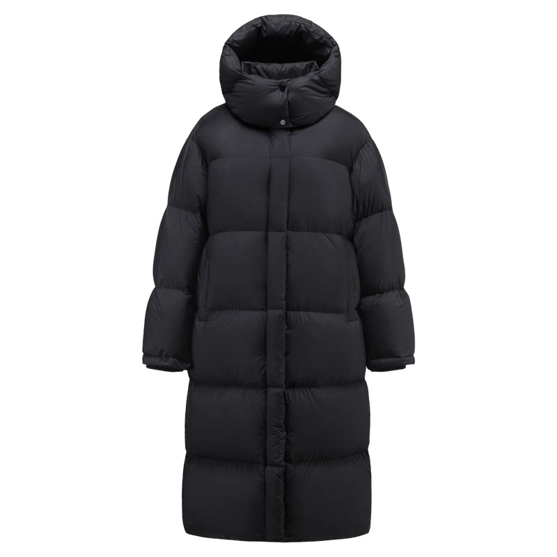 羽绒服女长款2025冬季新款云朵泡芙高级感大被子加厚宽松黑色外套