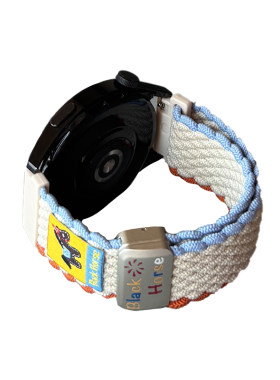 适用iwatch表带礼帽马尼龙编织