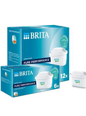 【自营】BRITA/碧然德Pure Pro升级版通用滤水壶净水壶滤芯18只装