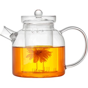 美斯尼玻璃茶壶泡茶耐高温加厚过滤水壶大号煮茶壶家用烧水壶茶具