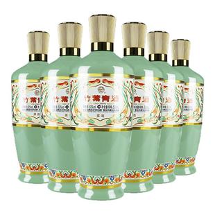 山西杏花村汾酒 53度荣耀版竹叶青酒500ml*6瓶装