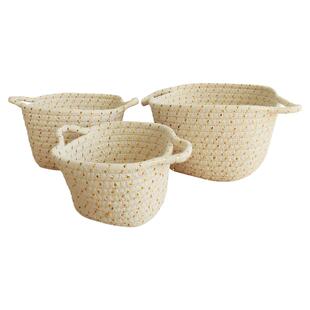 JOJO'S L. PD.peaceful.北欧风棉绳编织带把手收纳筐整理 | 宁哥