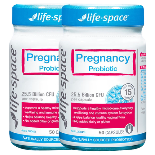 【自营】lifespace益倍适孕妇益生菌孕期控糖调理肠胃50粒*2瓶