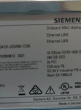 议价6AG4131-2GM40-1CX6橙色漂亮，功能完好议价出