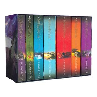 哈利波特英语原版 Harry Potter 1-7/8盒装平装书全套英文原版 harrypotter英文版哈利波特英国版进口儿童英文科幻小说JK Rowling