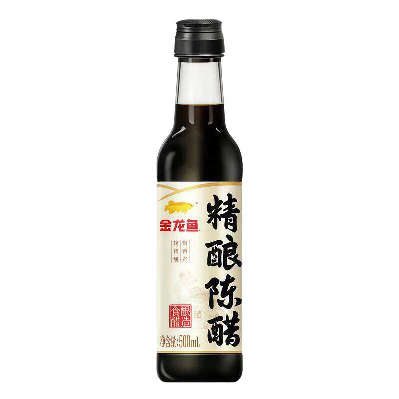 金龙鱼精酿陈醋食用醋瓶装500ml