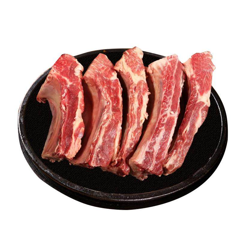 原切牛肋排新鲜冷冻带肉牛肋条烧烤食材进口牛肋排牛肉生鲜2.5斤
