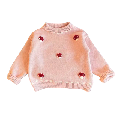儿童毛衣秋冬新款女童针织衫韩版加厚保暖宝宝打底衫婴儿百搭上衣