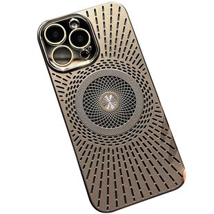 17超薄镂空散热适用苹果16promax手机壳新款iPhone15pro磁吸充电14pm透气防摔带镜头膜13Pro男12简约全包夏季