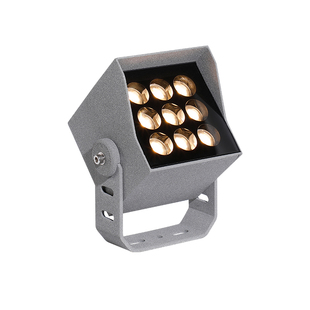 led方形射灯一束光聚光投光灯魔方室外防水4W9瓦512控DMX全彩RGBW