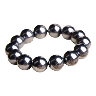 热卖太硅石手链天然太赫兹圆珠手串情侣瞬间融冰美容养颜4-12mm