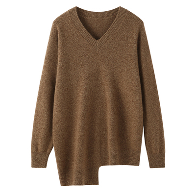 洋气中长款羊绒连衣裙针织毛衣女