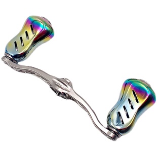 日本原装 LIVRE水滴轮纺车轮改装件摇臂握丸配件樱花粉钛彩平衡杆