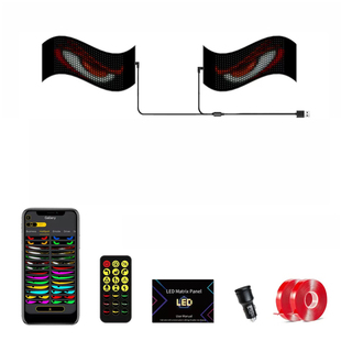 恶魔之眼车灯眨眼动态车载眼睛装饰汽车后窗小车轿车显示屏车贴