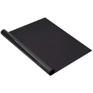 隔热膜防晒不透光玻璃贴纸黑色全遮光膜窗户贴膜防窥视阳台防走光