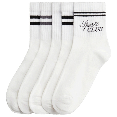 HM秋季新品女士5对装袜子1067654