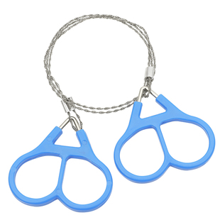 手拉钢丝据绳锯线锯链锯线锯子钢丝线锯线锯子救生锯求生户外