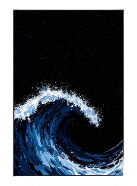 兰台图景现代简约海浪抽象艺术