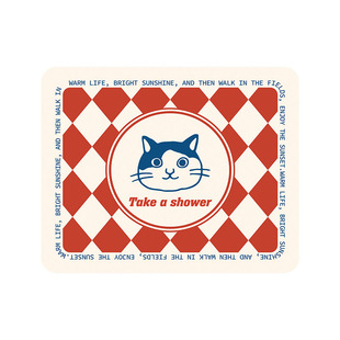 可爱猫脸新款卡通厨房沥水垫吸水桌面隔热防烫垫家用防滑桌垫餐垫