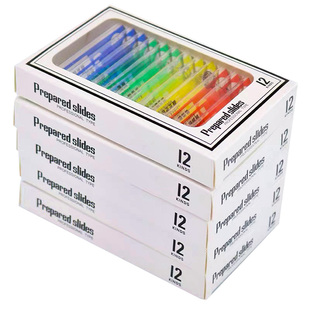 显微镜玻片切片标本塑料中小学生动物植物细胞生物观察玻璃载玻片