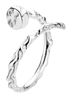 PDSTYLE 冷淡风肖战同款钉子戒指男潮时尚个性设计情侣开口指环女