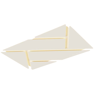 简约奶油极简客厅吸顶灯主灯设计师款创意个性几何新款卧室书房灯