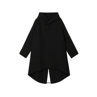 速写outlets奥莱男装春秋季折扣新品风衣宽松A版连帽派克外套时尚