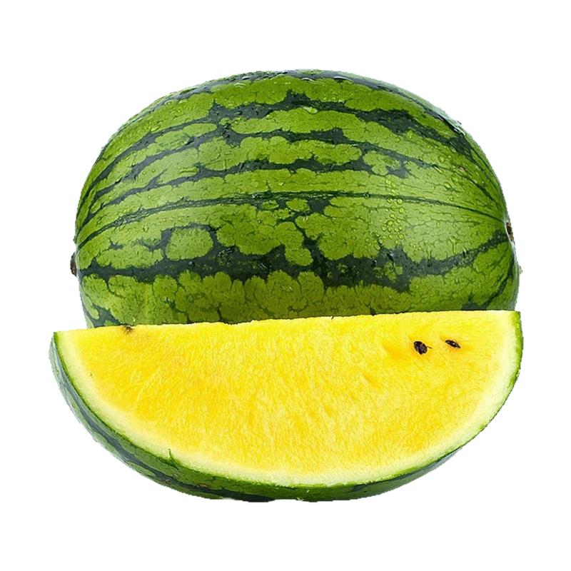 特小凤黄心西瓜现摘薄皮黄肉西瓜当季新鲜水果整箱手剥黄瓤西瓜