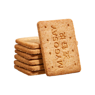 麦谷说原味代餐饼干粗粮全麦低GI低升糖孕妇饱腹高纤解馋小零食品