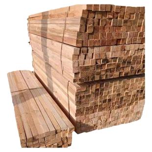 枕木木方块原木吊车工地工程用支模硬松木条建筑实木定制垫材货车
