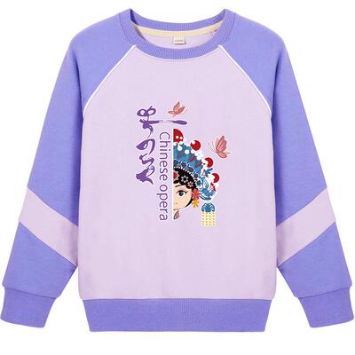 女童加绒卫衣秋冬款保暖上衣