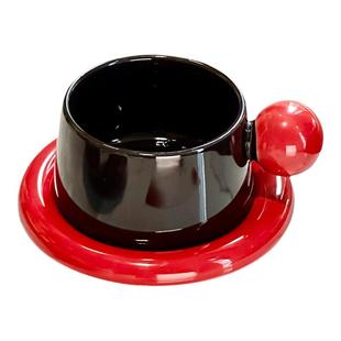 尊慕斯陶瓷咖啡杯碟套装高档精致手提高颜值杯子新婚礼物对杯礼盒