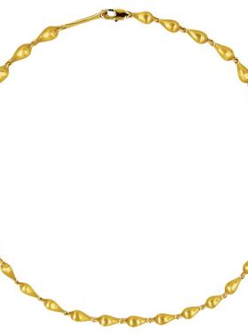 RoseMate金色水滴链复古女高级