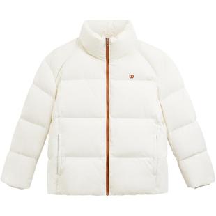 Wilson威尔胜官方冬季女士经典四格立领百搭网球运动保暖羽绒服